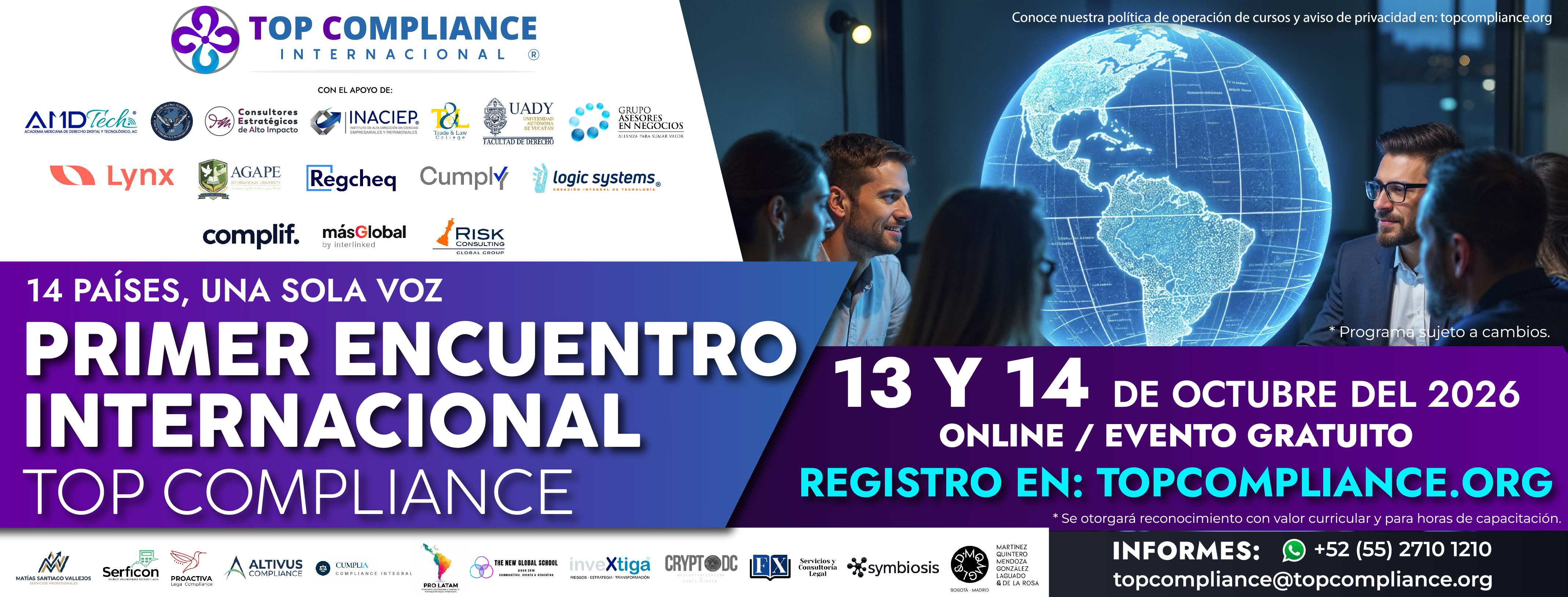 Primer Encuentro Internacional Top Compliance