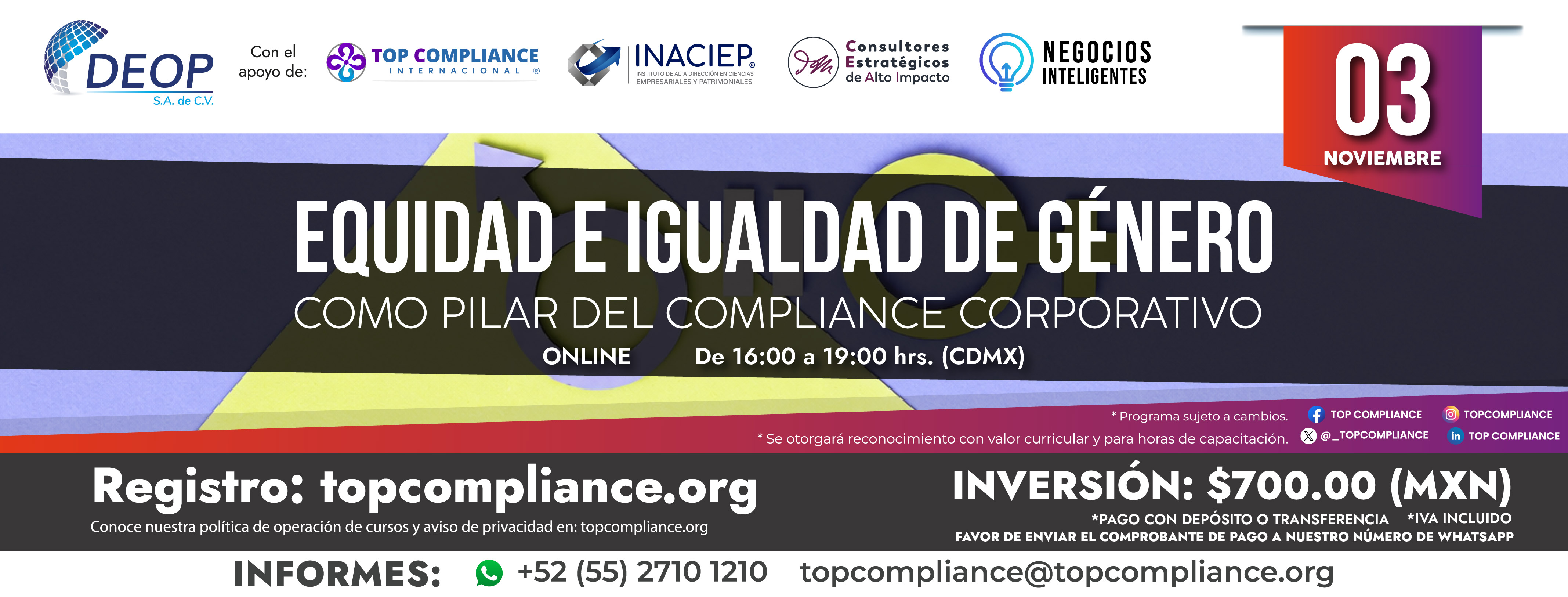 Compliance Equidad de Género General