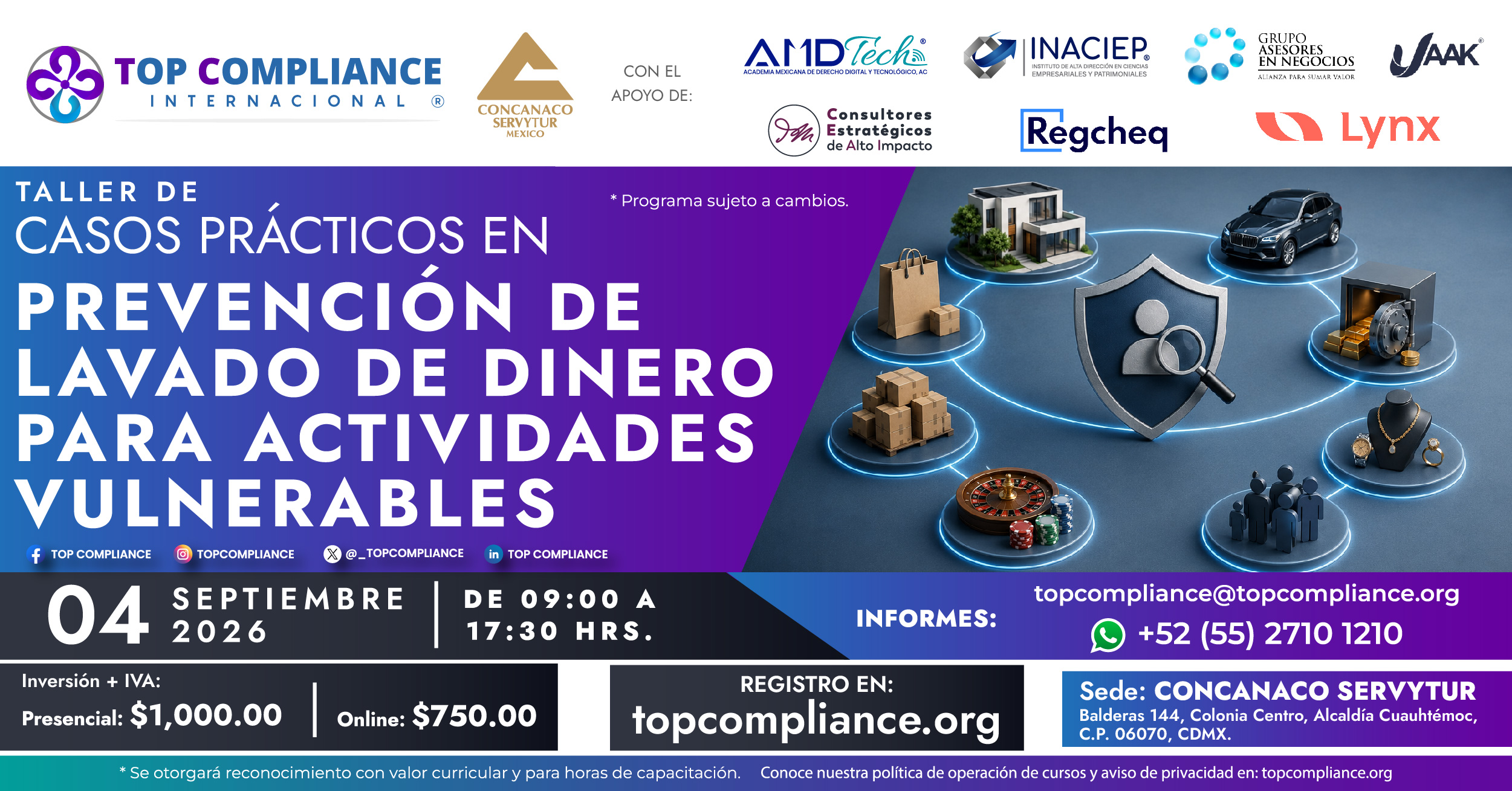 Casos Prácticos en Prevención de Lavado de Dinero para Actividades Vulnerables